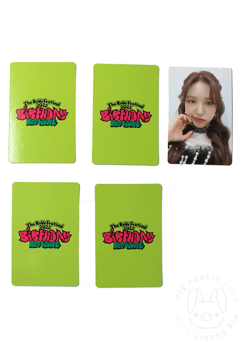 Red Velvet Mini Album - The ReVe Festival 2022 [Birthday] Preorder photocard - Pig Rabbit Shop Kpop store Spain