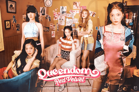 Red Velvet Mini Album Vol. 6 - Queendom [ Girls B ] poster - Pig Rabbit Shop Kpop store Spain