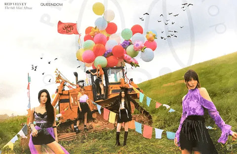 Red Velvet Mini Album Vol. 6 - Queendom [ Queens B ] poster - Pig Rabbit Shop Kpop store Spain