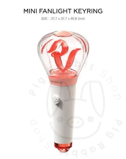 Red Velvet - OFFICIAL MINI LIGHT STICK Keyring - Pig Rabbit Shop Kpop store Spain