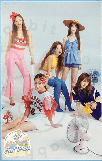 RED VELVET - Summer magic [ b ] poster - Pig Rabbit Shop Kpop store Spain