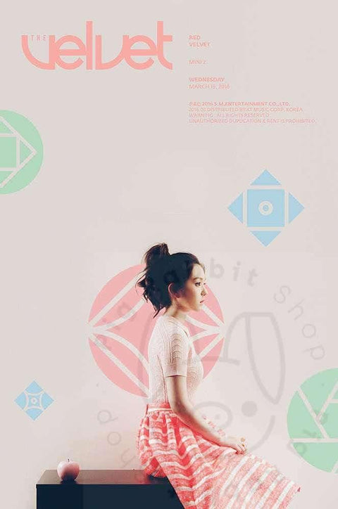 RED VELVET The 2nd Mini Album -The velvet [ Irene ] poster - Pig Rabbit Shop Kpop store Spain