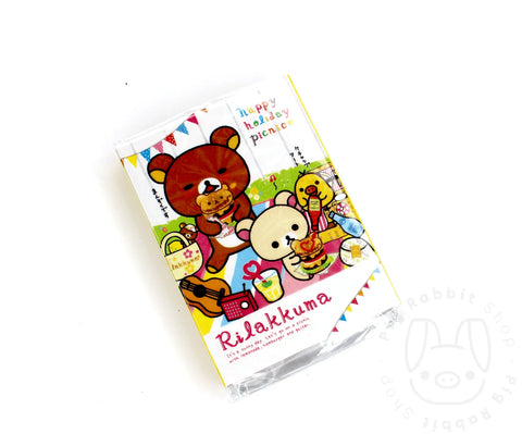 Rilakkuma Happy holiday picnic ver.2 Memo pad notes - Pig Rabbit Shop Kpop store Spain