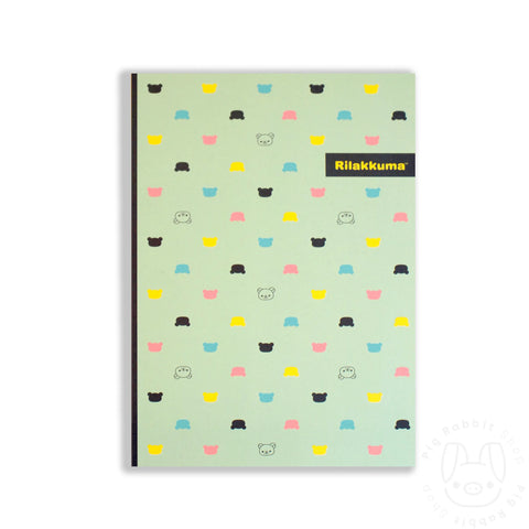 Rilakkuma Libreta tapa blanda A5 interior a rayas - Pig Rabbit Shop Kpop store Spain