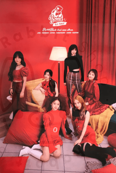 ROCKET PUNCH - Red punch [ B ] poster - Pig Rabbit Shop Kpop store Spain