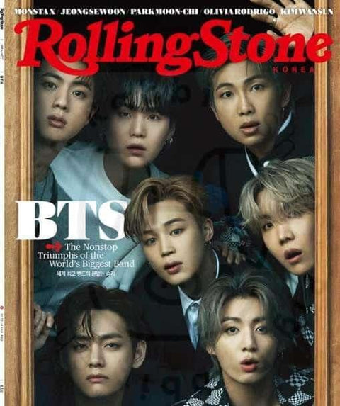 Rolling stone Korea - Special edition #02 BTS [ 2021 ] - Pig Rabbit Shop Kpop store Spain