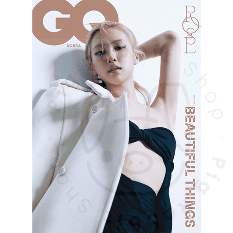 ROSE [BLACKPINK] COVER GQ MAGAZINE 2023 MAY - Pig Rabbit Shop Kpop store Spain