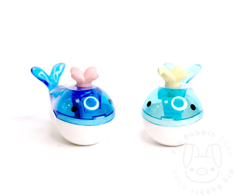 Sacapuntas con deposito Ballena + goma de borrar (Random color) - Pig Rabbit Shop Kpop store Spain