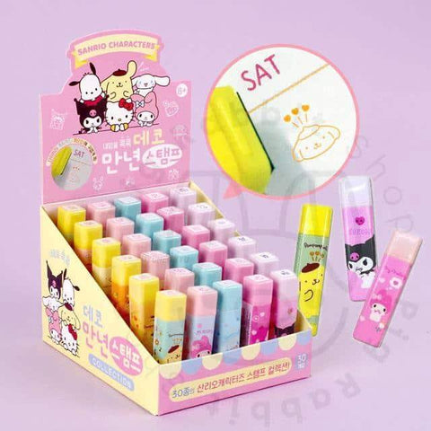 Sanrio Characters Deco Stamp (Random) - Pig Rabbit Shop Kpop store Spain