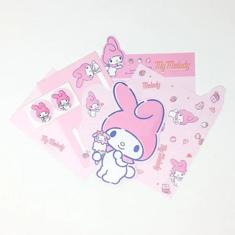 Sanrio Characters Letter Set - My Melody with Ice Cream - Pig Rabbit Shop Kpop store Spain