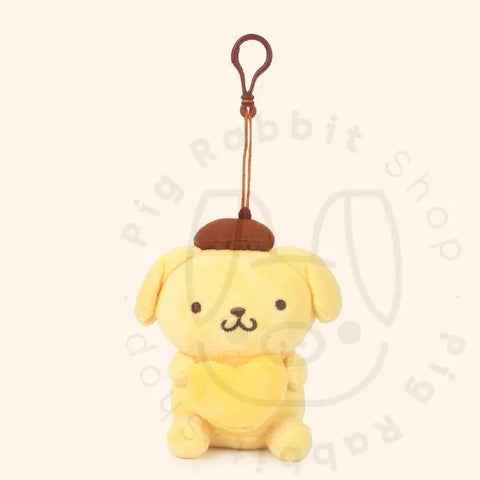SANRIO LITTLE POMPOMPURIN OFFICIAL HEART PLUSH/ OFFICIAL - Pig Rabbit Shop Kpop store Spain