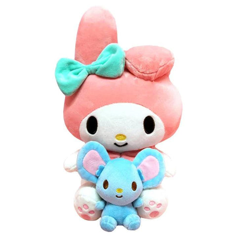 SANRIO MY MELODY OFFICIAL STUFFED PLUSH/ WITH THE FRIEND SERIES - Pig Rabbit Shop Kpop store Spain