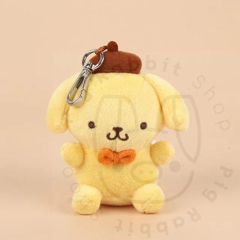Sanrio - pompompurin Keychain 8cm - Pig Rabbit Shop Kpop store Spain