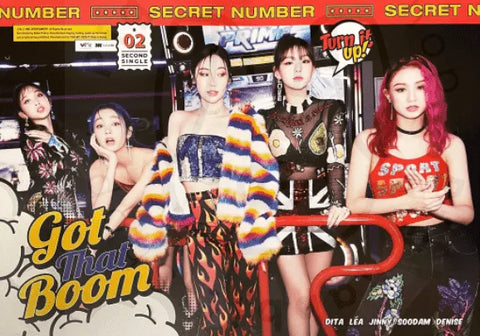 SECRET NUMBER - Got that boom poster - Pig Rabbit Shop Kpop store Spain