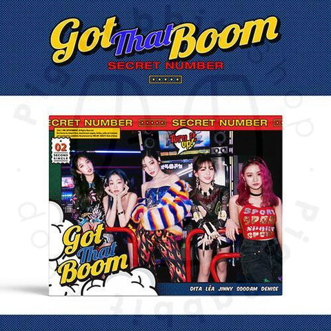 SECRET NUMBER Single Album Vol.2 - Got That Boom - Pig Rabbit Shop Kpop store Spain