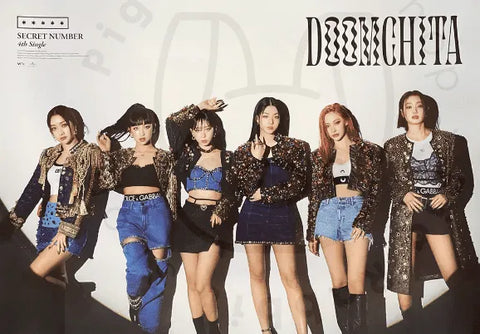 SECRET NUMBER Single Album Vol. 4 - DOOMCHITA poster - Pig Rabbit Shop Kpop store Spain