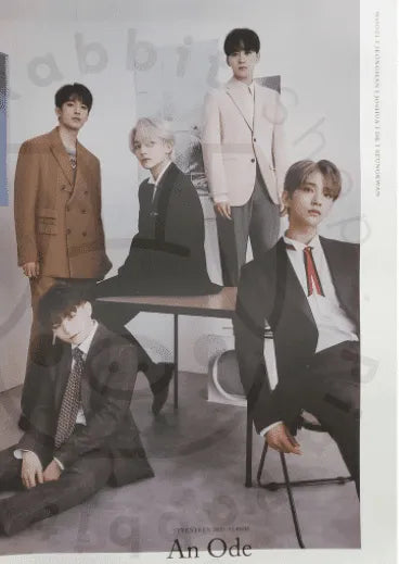 Seventeen - An ode [ b] poster - Pig Rabbit Shop Kpop store Spain