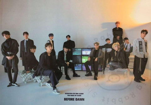 Seventeen - You made my dawn [ before dawn ] poster - Pig Rabbit Shop Kpop store Spain