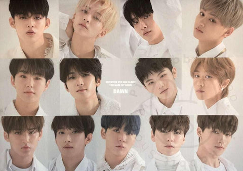 Seventeen - You made my dawn [ dawn ] poster - Pig Rabbit Shop Kpop store Spain