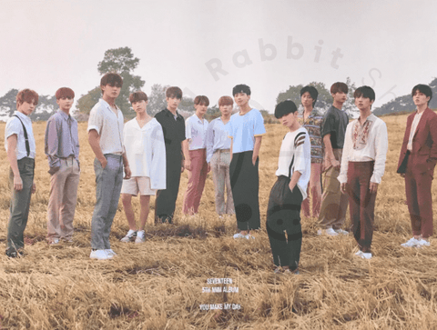 Seventeen - You make my day [ follow ] poster - Pig Rabbit Shop Kpop store Spain