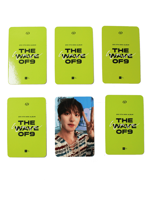 SF9 Mini Album Vol. 11 - THE WAVE OF9 Preorder photocard - Pig Rabbit Shop Kpop store Spain