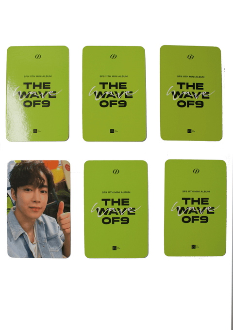 SF9 Mini Album Vol. 11 - THE WAVE OF9 Preorder photocard - Pig Rabbit Shop Kpop store Spain