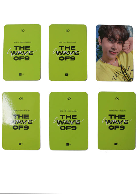 SF9 Mini Album Vol. 11 - THE WAVE OF9 Preorder photocard - Pig Rabbit Shop Kpop store Spain