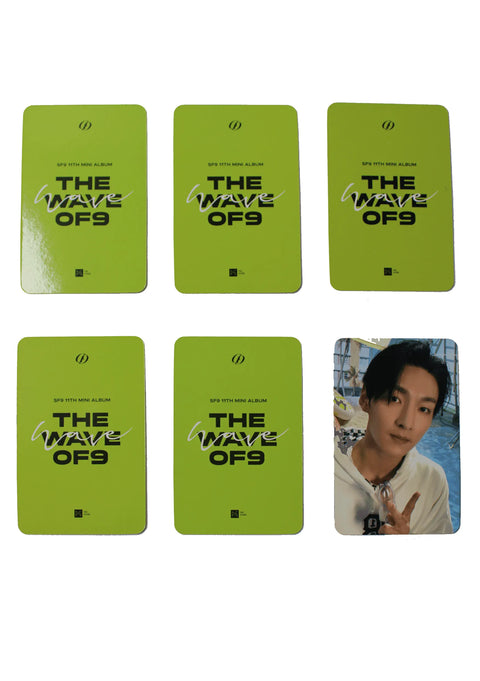 SF9 Mini Album Vol. 11 - THE WAVE OF9 Preorder photocard - Pig Rabbit Shop Kpop store Spain