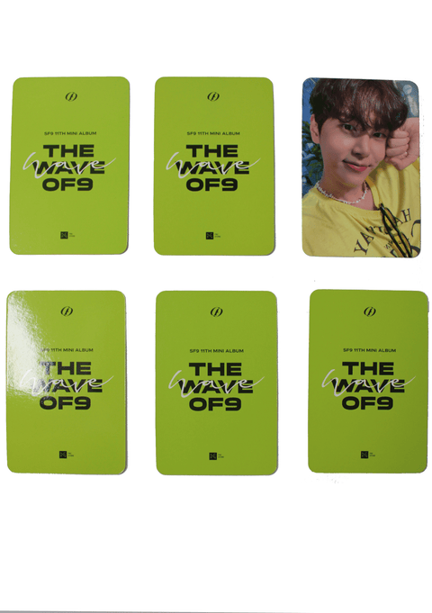 SF9 Mini Album Vol. 11 - THE WAVE OF9 Preorder photocard - Pig Rabbit Shop Kpop store Spain