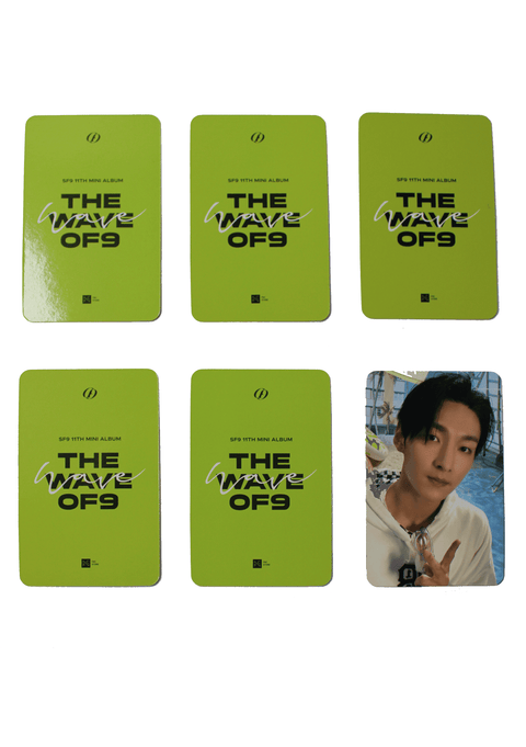 SF9 Mini Album Vol. 11 - THE WAVE OF9 Preorder photocard - Pig Rabbit Shop Kpop store Spain