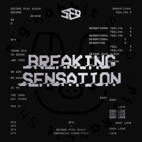 SF9 Mini Album Vol.2 - Breaking Sensation - Pig Rabbit Shop Kpop store Spain