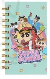 Shin-chan - Crayon Shinchan Basic Pocket Notebook Aquamarina - Pig Rabbit Shop Kpop store Spain