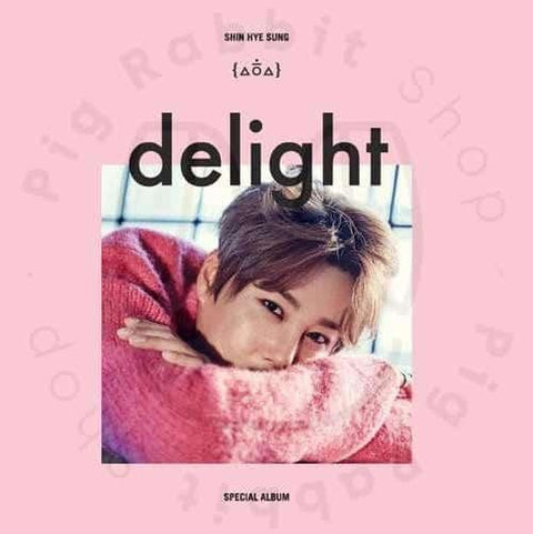 Shin Hye Sung (SHINHWA) Special Album - Delight - Pig Rabbit Shop Kpop store Spain