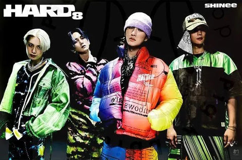 SHINEE 8TH ALBUM [ HARD ] (DREAMER VER.) POSTER - Pig Rabbit Shop Kpop store Spain