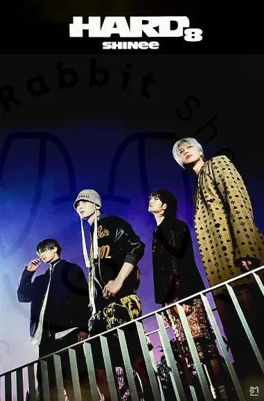 SHINEE 8TH ALBUM [ HARD ] (RUNNER VER.) POSTER - Pig Rabbit Shop Kpop store Spain