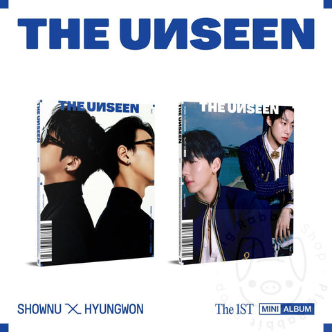 SHOWNU X HYUNGWON The 1st Mini Album - THE UNSEEN - Pig Rabbit Shop Kpop store Spain