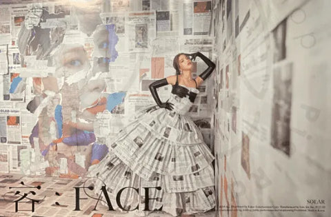 SOLAR - 容 Face [ a ] poster - Pig Rabbit Shop Kpop store Spain
