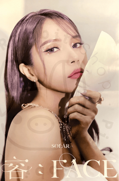 SOLAR - 容 Face [ c ] poster - Pig Rabbit Shop Kpop store Spain