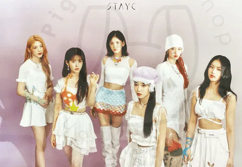 STAYC Single Album Vol. 3 - WE NEED LOVE [ love ] poster - Pig Rabbit Shop Kpop store Spain