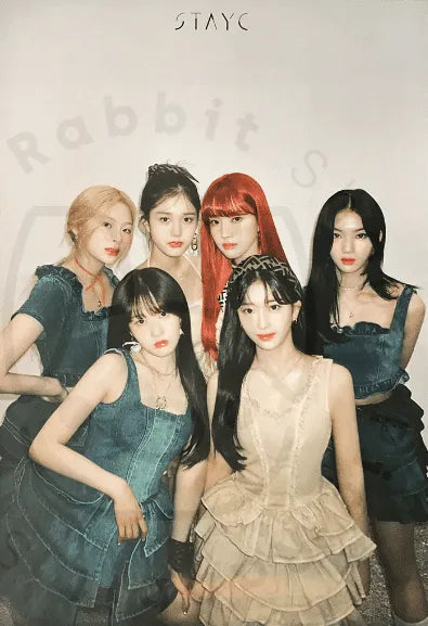 STAYC Single Album Vol. 3 - WE NEED LOVE [ power ] poster - Pig Rabbit Shop Kpop store Spain