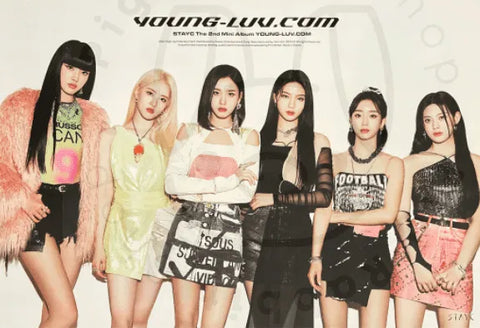 STAYC – YOUNG-LUV.COM [ Luv A ] poster - Pig Rabbit Shop Kpop store Spain