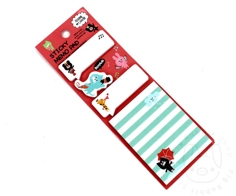 Sticky memo pad Bonjouri - Pig Rabbit Shop Kpop store Spain