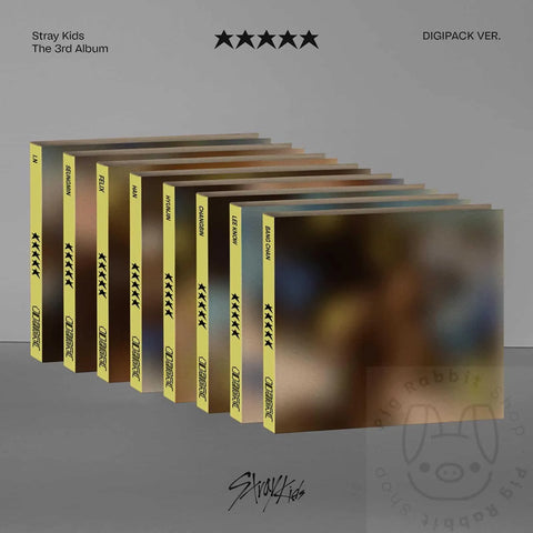 STRAY KIDS - 5 STAR (★★★★★) [DIGIPACK] - Pig Rabbit Shop Kpop store Spain