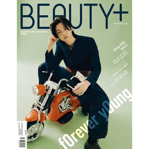 STRAY KIDS FELIX BEAUTY+ MAGAZINE 2023 FEBRUARY - Pig Rabbit Shop Kpop store Spain