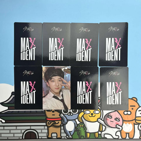 Stray Kids Mini Album – MAXIDENT Preorder photocard - Pig Rabbit Shop Kpop store Spain