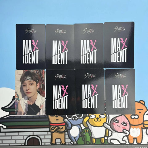 Stray Kids Mini Album – MAXIDENT Preorder photocard - Pig Rabbit Shop Kpop store Spain