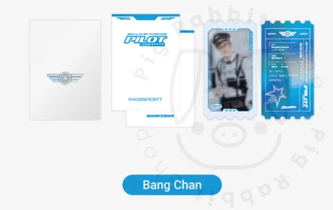 Stray Kids PASSPORT SET - 'PILOT : FOR ★★★★★' - Pig Rabbit Shop Kpop store Spain