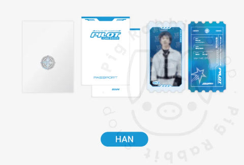 Stray Kids PASSPORT SET - 'PILOT : FOR ★★★★★' - Pig Rabbit Shop Kpop store Spain