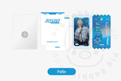 Stray Kids PASSPORT SET - 'PILOT : FOR ★★★★★' - Pig Rabbit Shop Kpop store Spain