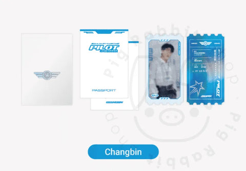 Stray Kids PASSPORT SET - 'PILOT : FOR ★★★★★' - Pig Rabbit Shop Kpop store Spain